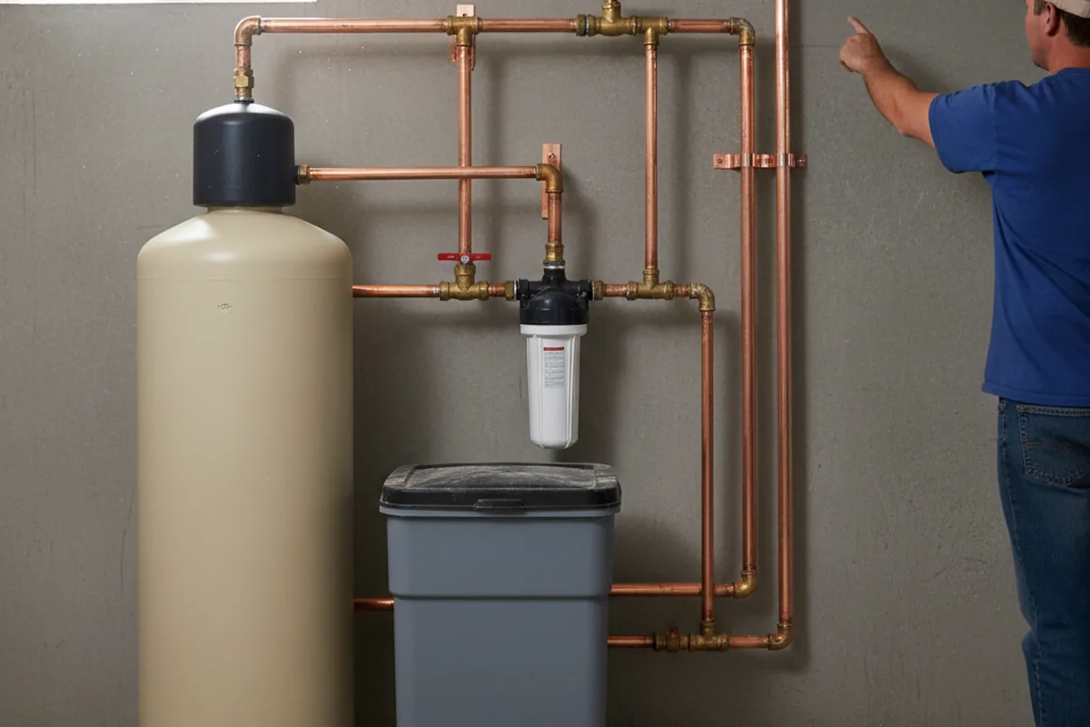 Whole-house water treatment system installed in Belle Valley